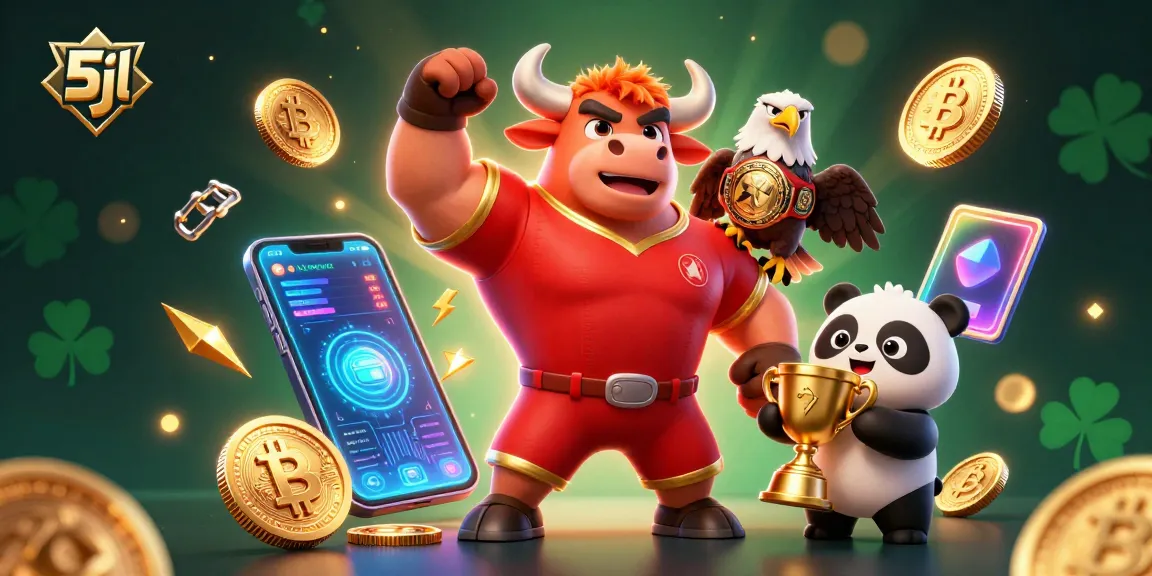 Experience excitement at 5jl with our vibrant 3D casino scene showcasing victory.